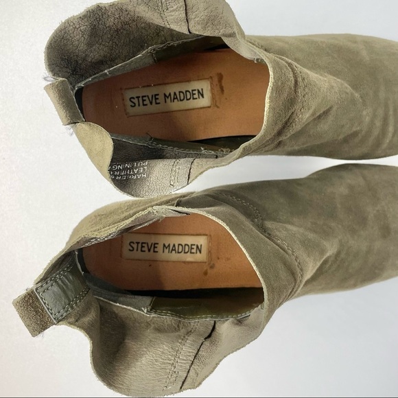 Steve Madden Harber Suede Leather Ankle Boots 6.5 - Picture 8 of 11